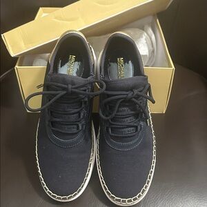 Michael Kors Finch Lace Up Canvas Women’s Shoe